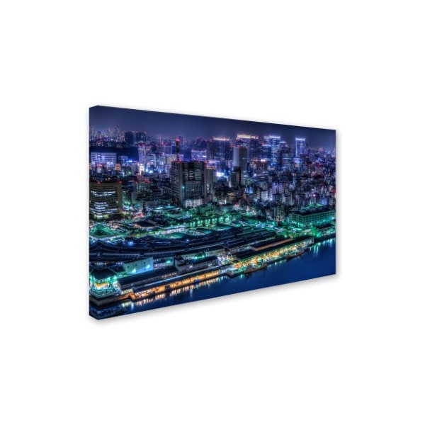 Tomoshi Hara 'Tokyo' Canvas Art,12x19